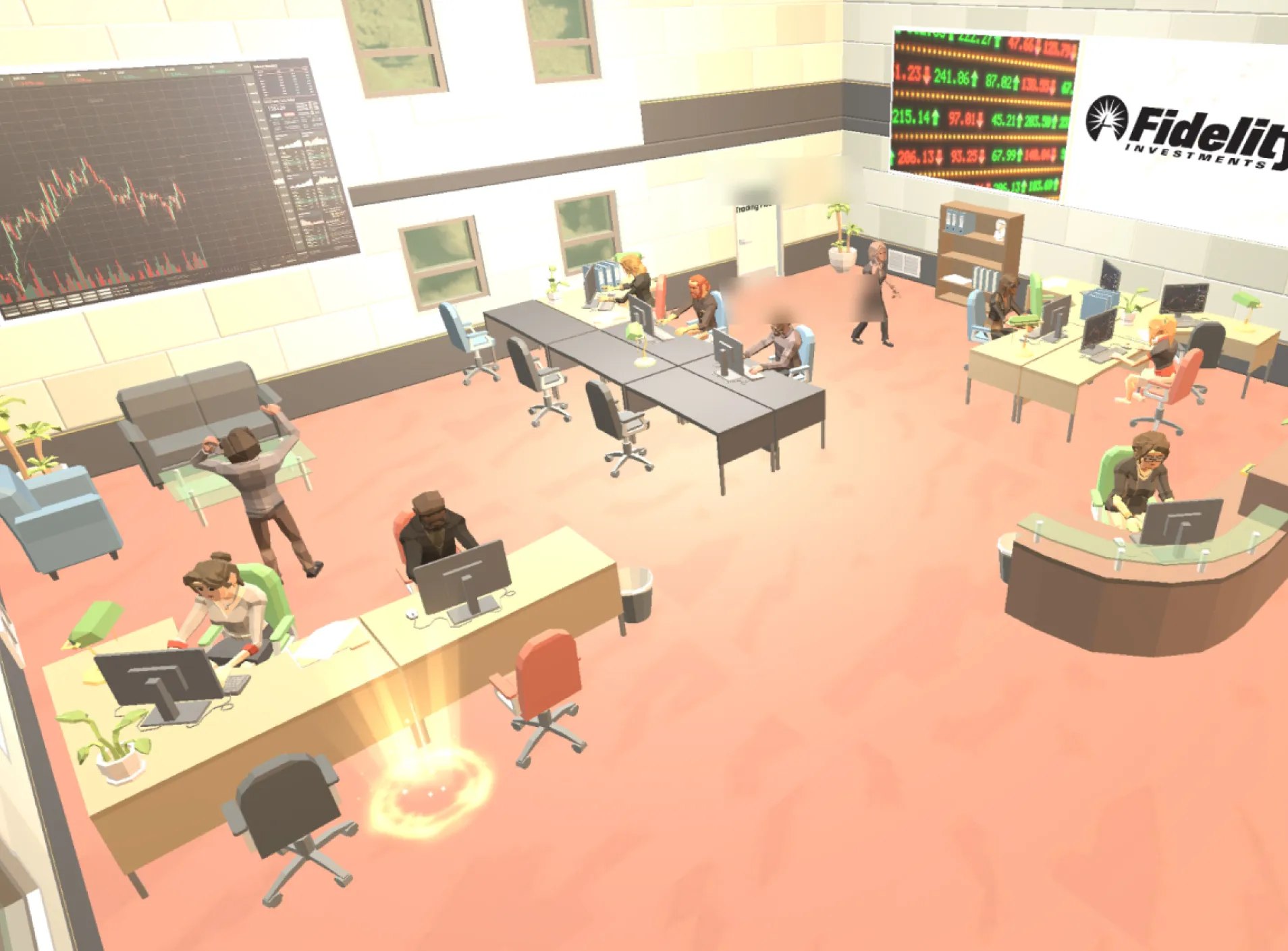 Market Master: VR & WebGL Financial Simulation